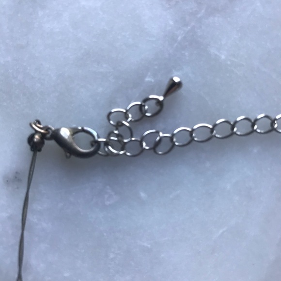 Vintage Blue Hue Pearl Detail Necklace - Picture 5 of 6